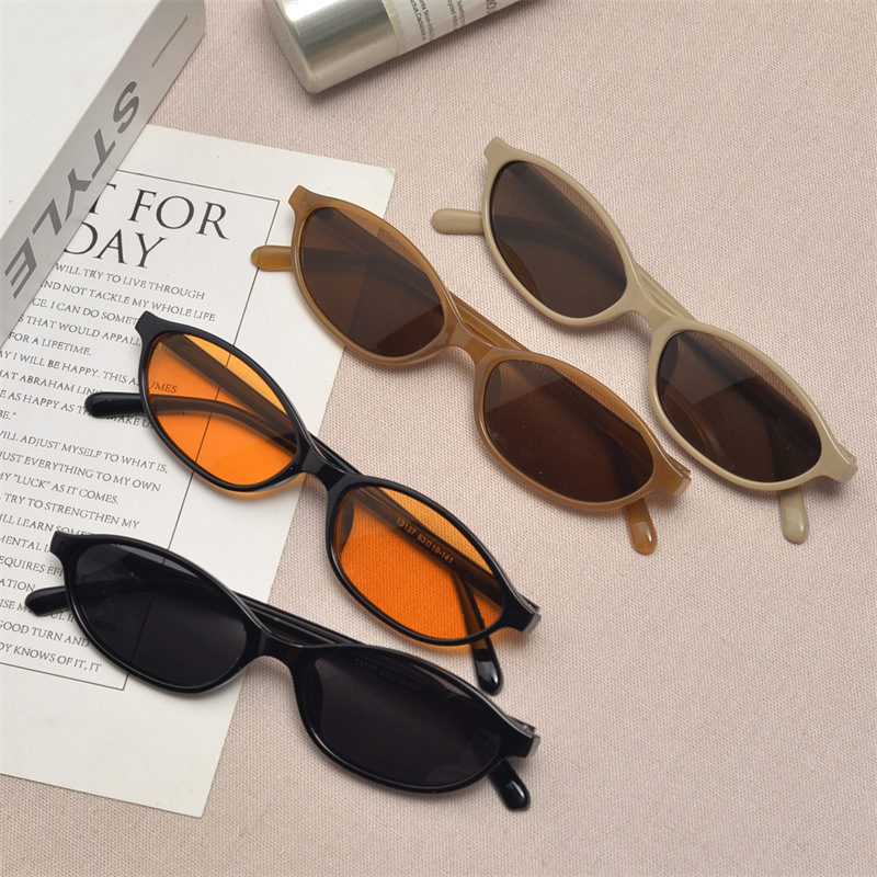 Women'S Fashion In The 90S - New Retro Oval Cat Eye Sunglasses
