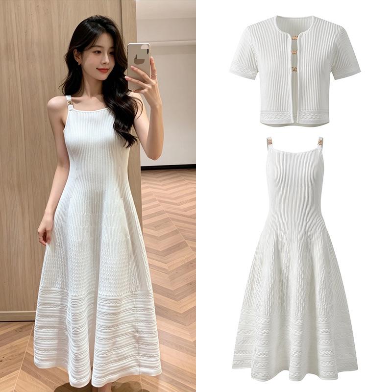 Longline Cardigan Knit - 2026 Summer Lady Elegant Style Jacquard