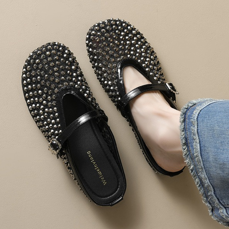 Women'S Fashion Sandals - Mesh Rhinestone Brand Slippers Women Summer