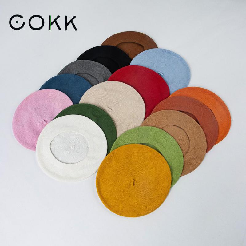 Women Fashion Hats - COKK Hat Women Beret Summer Spring