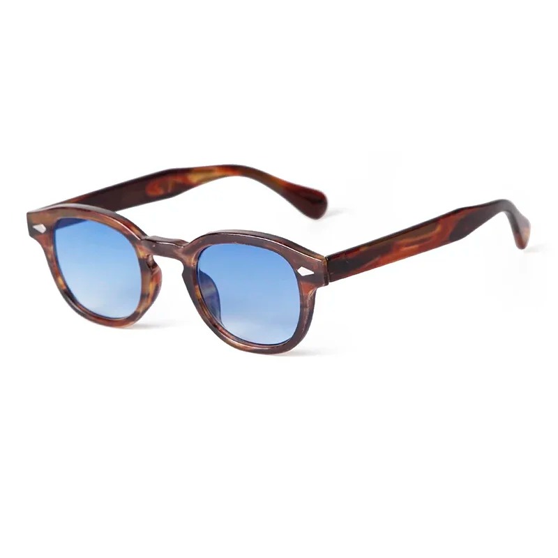 Fashion Transparent Blue Round - Women Fashion Glasses ulasan dan harga