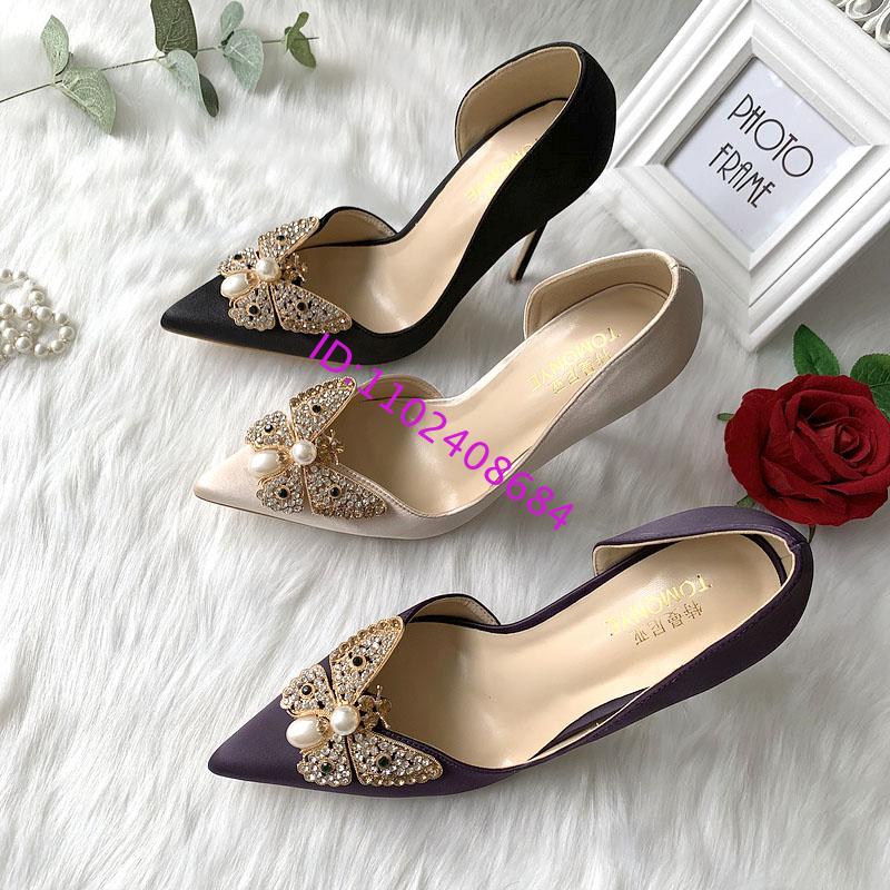 Design Women Pearl Rhinestone  - Women Fashion Designer Dresses Photos ulasan dan harga