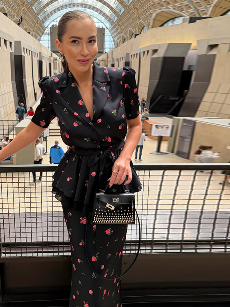 Floral Blazer Coat Skirt Sets  - Women'S Fashion Trends Spring 2026 ulasan dan harga