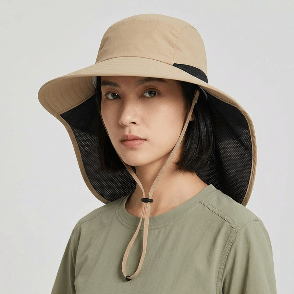Fashion Wide Brim Outdoor Sun  - Women Fashion Hats ulasan dan harga
