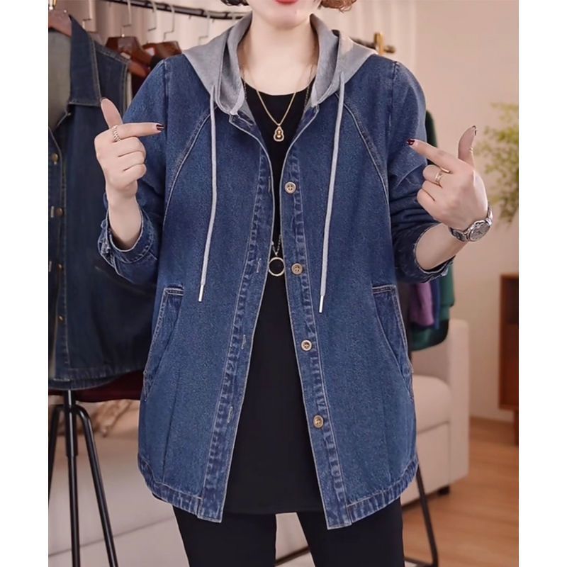 European High-Quality Denim Ja - Women Fashion Jeans Top ulasan dan harga