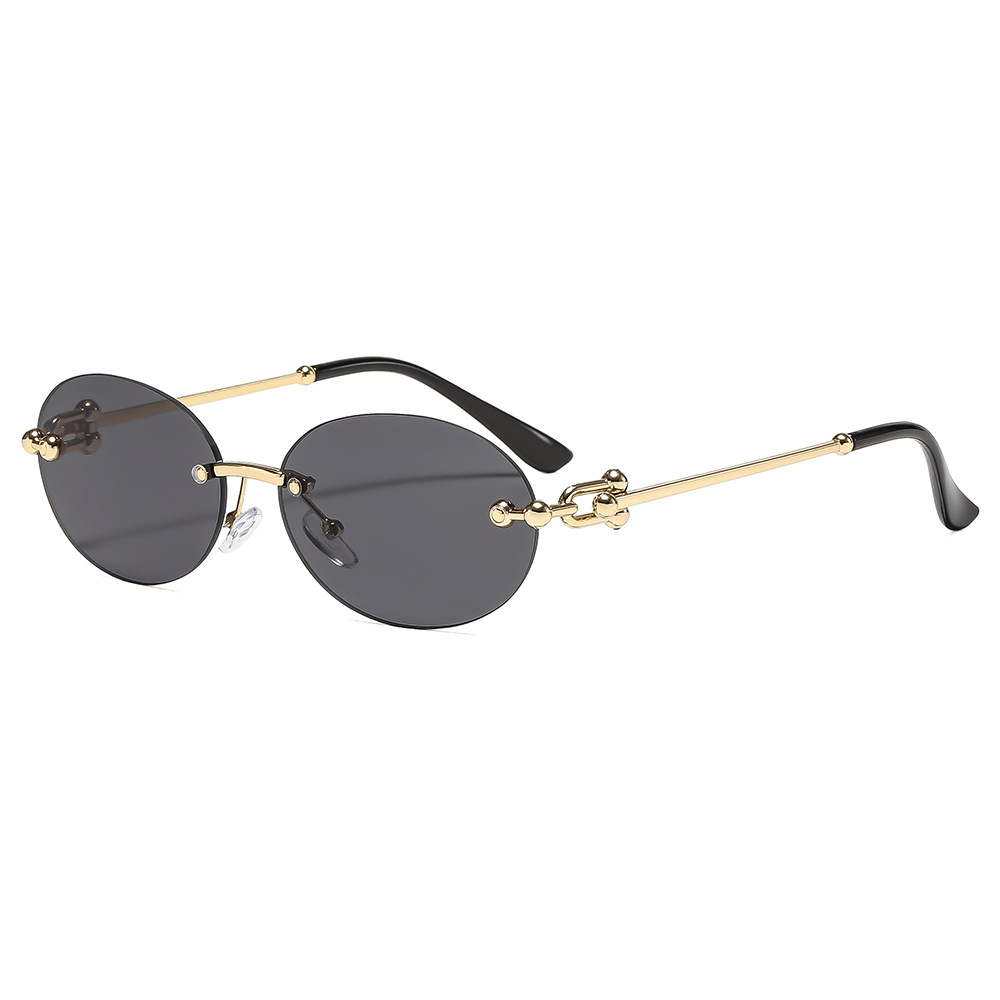 New Metal Frameless Oval Woman - Women Fashion Glasses ulasan dan harga
