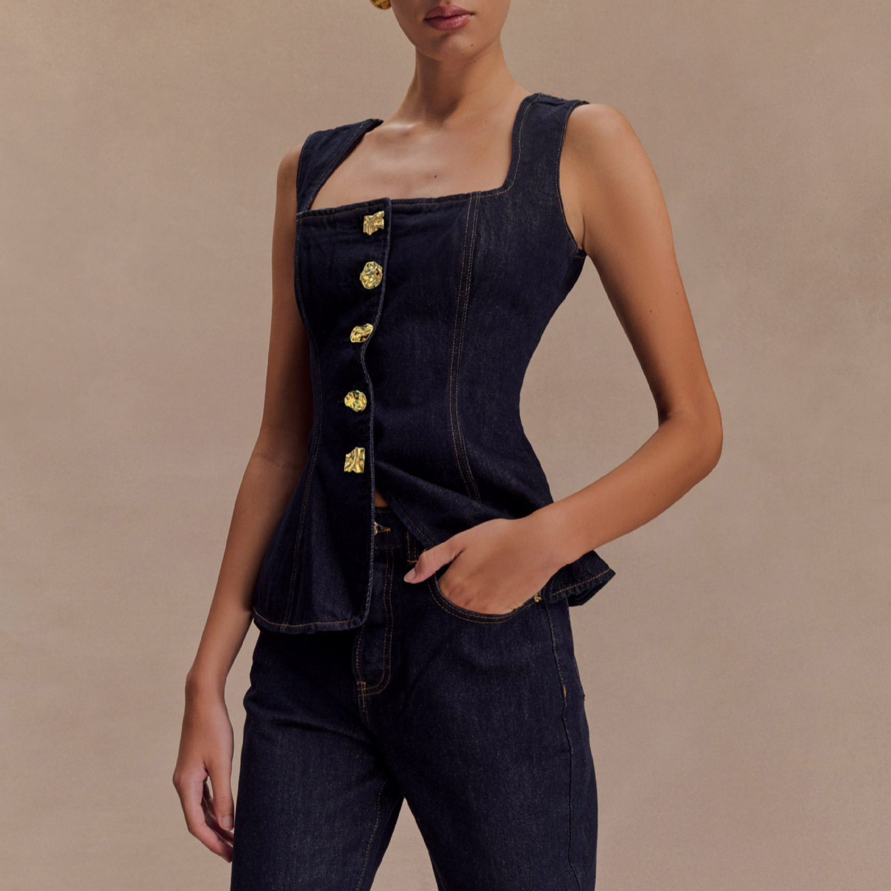 Summer Denim Pant Sets Women 2 - Women Fashion Jeans Top ulasan dan harga
