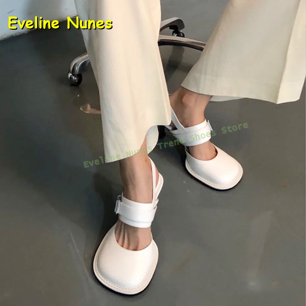 Women's Black Square Toe Buckl - Women'S Fashion Sandals ulasan dan harga