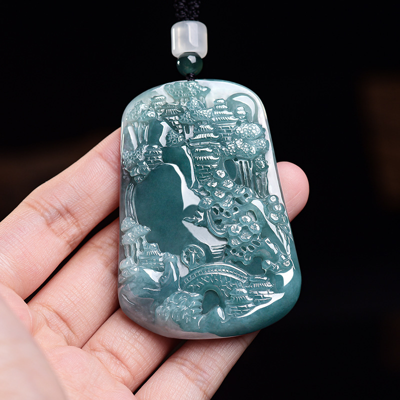 Natural Burmese Jadeite Scener - Women'S Fashion Gifts ulasan dan harga