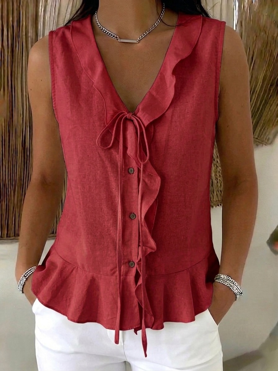 Solid Casual Loose Blouses For - Women'S Fashion Trends Spring 2026 ulasan dan harga
