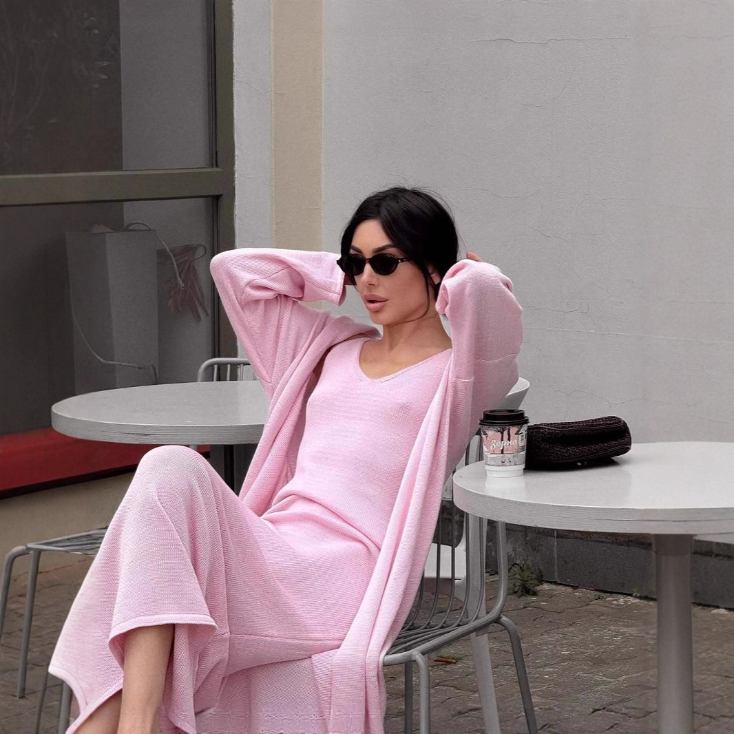 Dress Suit Women Knitted Cardi - Longline Cardigan Knit ulasan dan harga