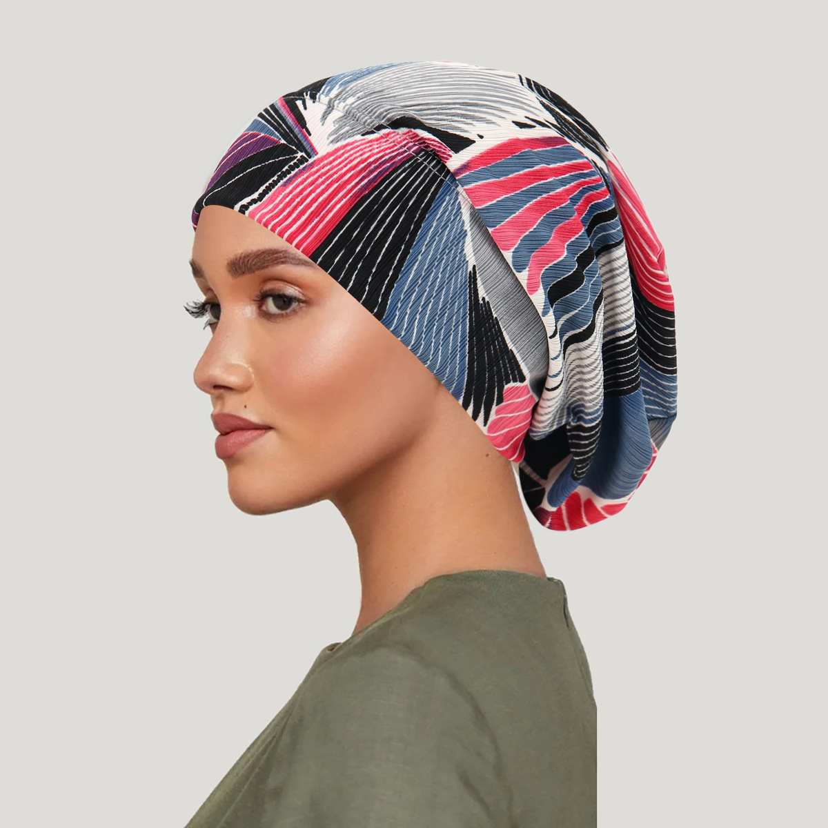 2026 New Tie-dye Hair Cover Ca - Women Fashion Hats ulasan dan harga