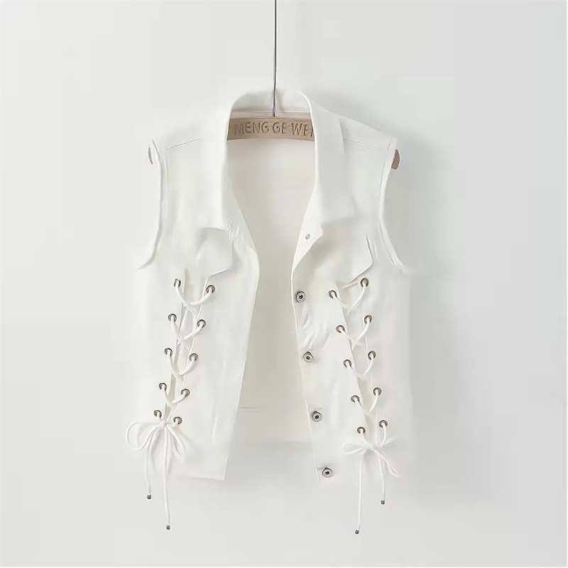 Fashion Denim Vest Female Spri - Women Fashion Jeans Top ulasan dan harga