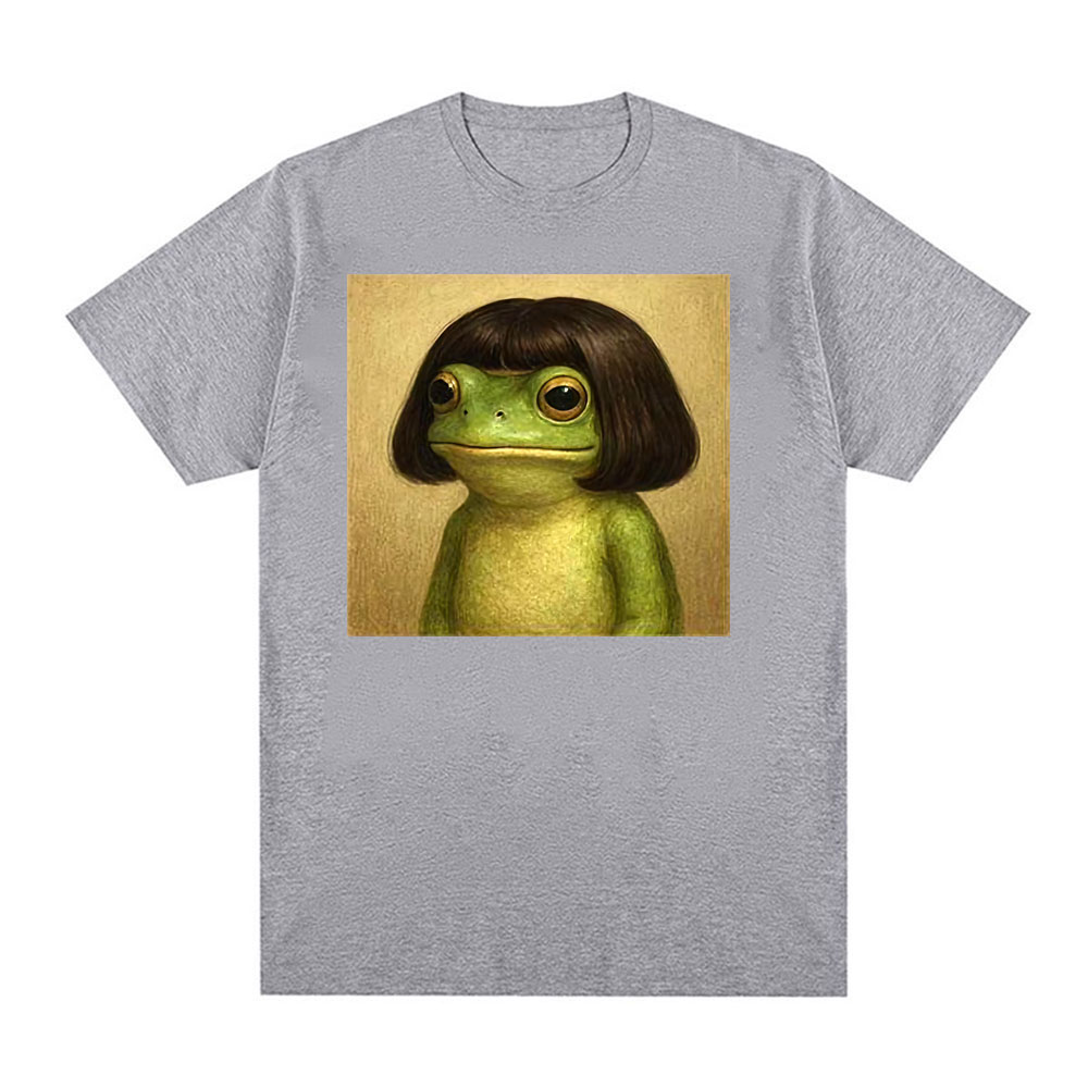 Funny Frog Face with Bob Hairc - Women'S Fashion In The 90S ulasan dan harga