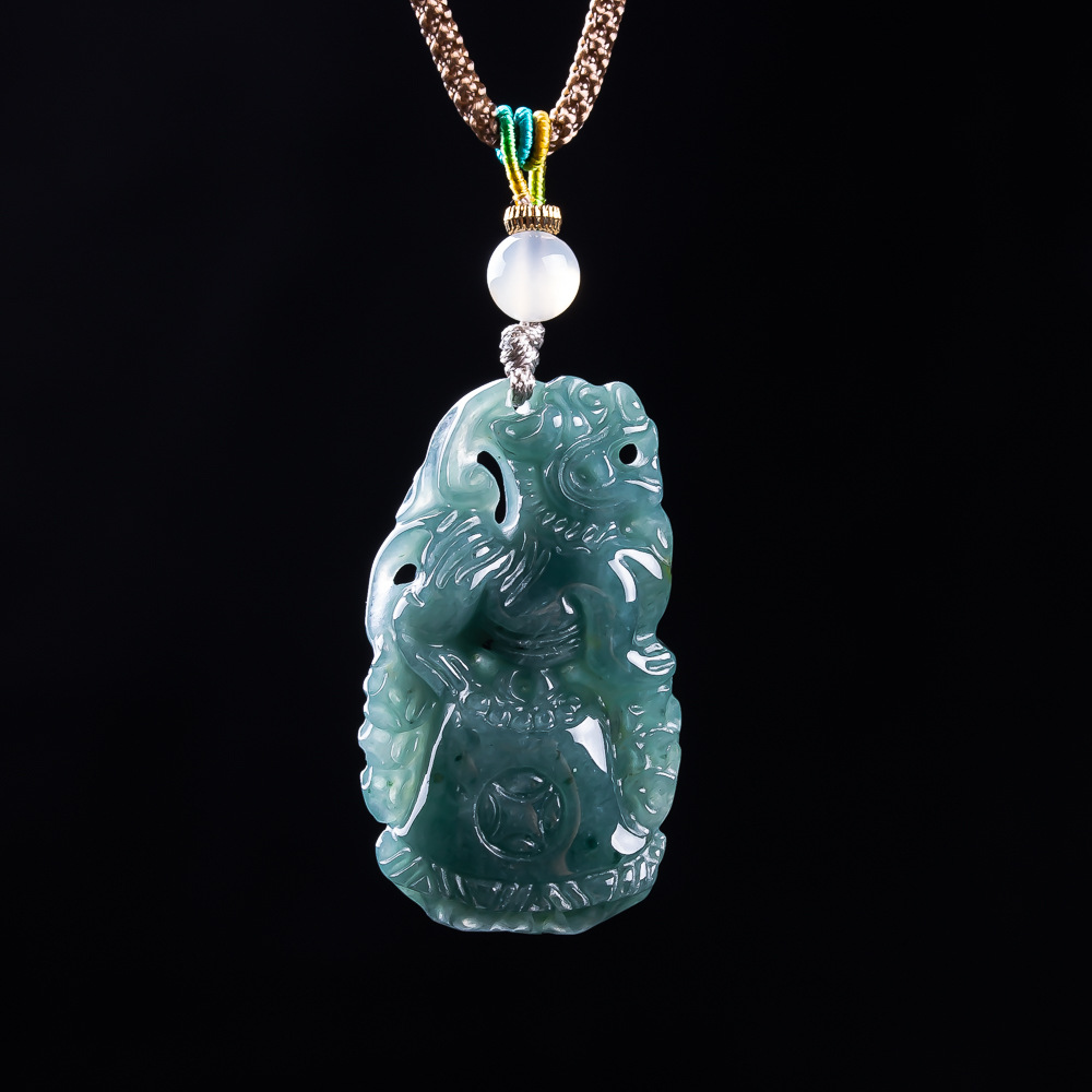 Burmese Jadeite Pixiu Pendant  - Women'S Fashion Gifts ulasan dan harga
