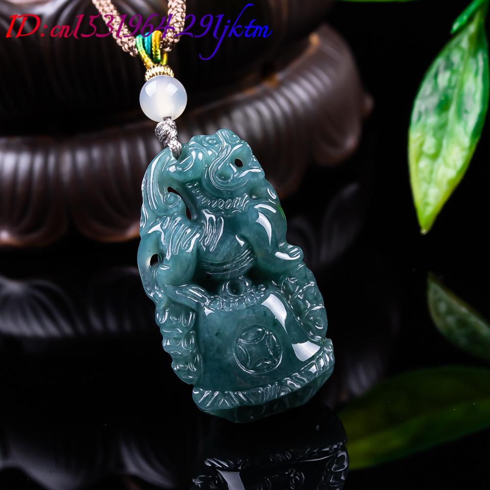 Burmese Jadeite Pixiu Pendant  - Women'S Fashion Gifts ulasan dan harga