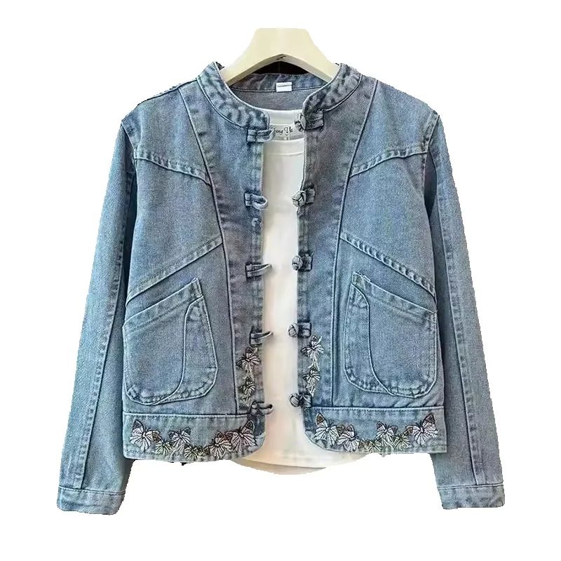 2025 Spring Autumn New Fashion - Women Fashion Jeans Top ulasan dan harga