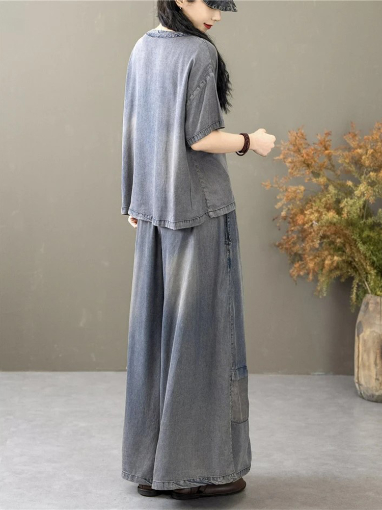 Amax luluE 2024 Chinese Fashio - Women Fashion Jeans Top ulasan dan harga