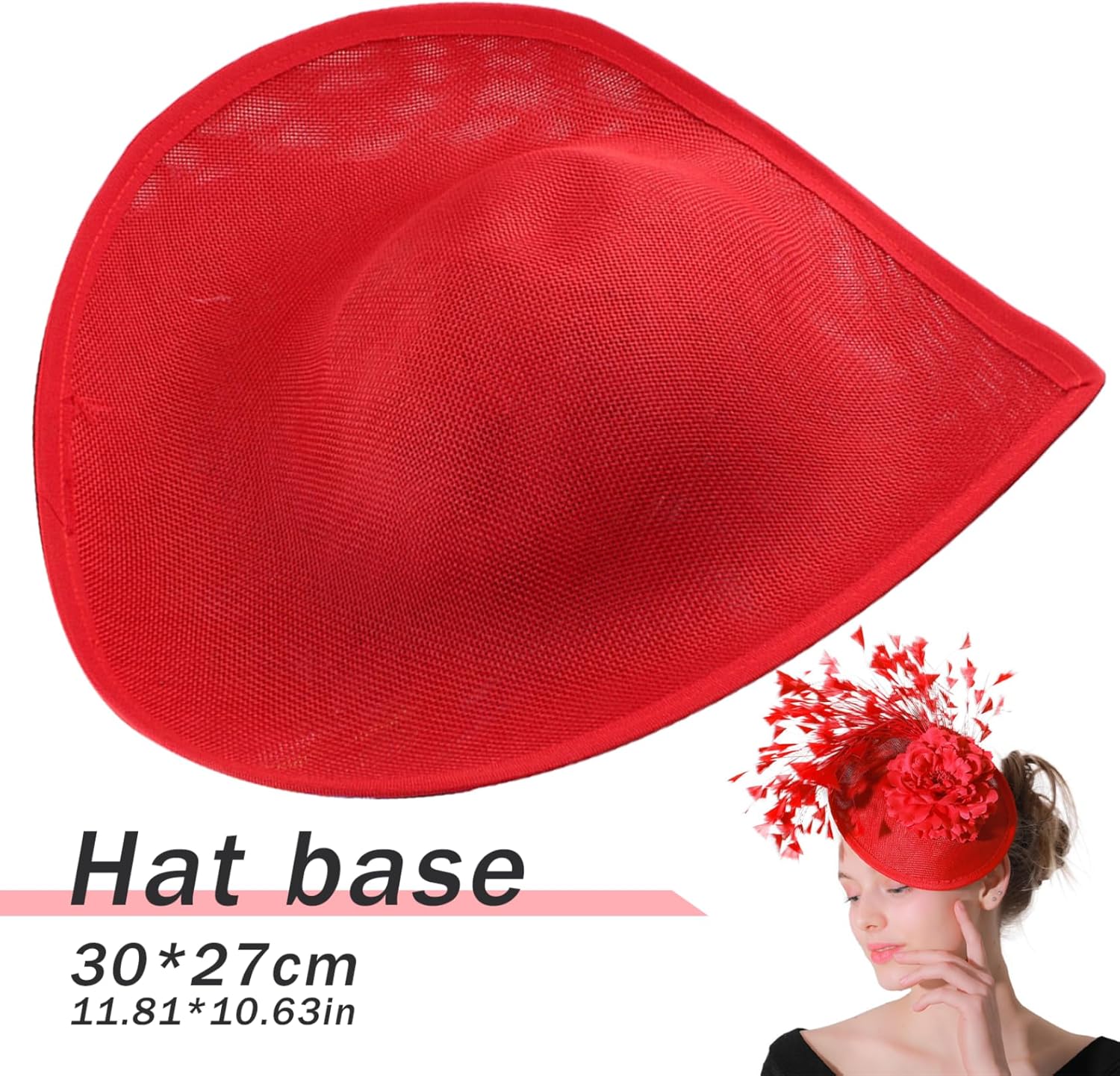 30cm Colorful Imitation Sinama - Women Fashion Hats ulasan dan harga