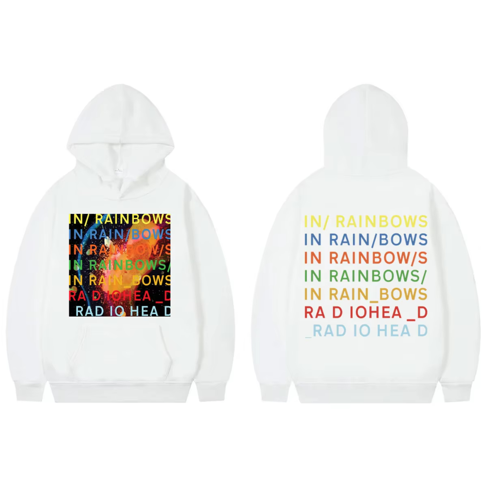 Radiohead in Rainbows Album Me - Hoodie Women Oversized ulasan dan harga