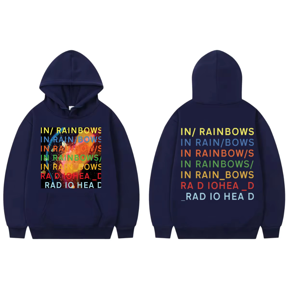 Radiohead in Rainbows Album Me - Hoodie Women Oversized ulasan dan harga
