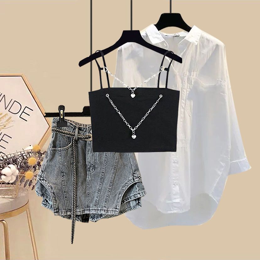 Summer Set Women's 2024 New Ko - Women Fashion Jeans Top ulasan dan harga