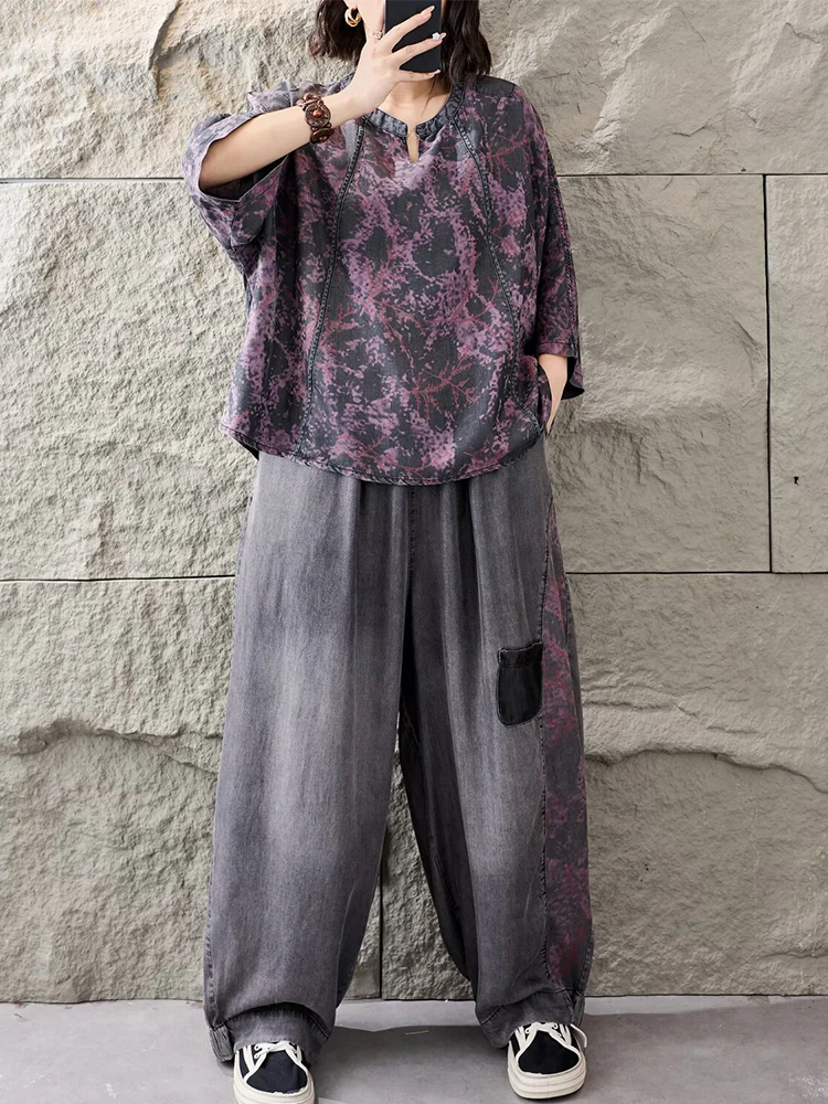 2026 Outfits Ladies Fashion T- - Women Fashion Jeans Top ulasan dan harga