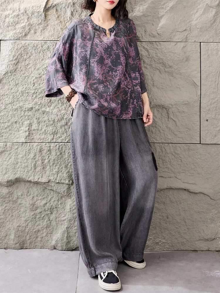 2026 Outfits Ladies Fashion T- - Women Fashion Jeans Top ulasan dan harga