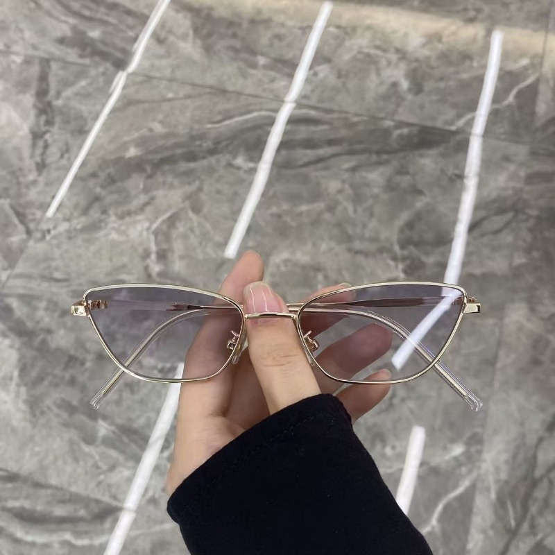 Fashionable Rhombus-Shaped Met - Women Fashion Glasses ulasan dan harga