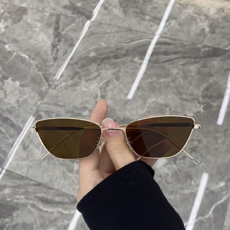 Fashionable Rhombus-Shaped Met - Women Fashion Glasses ulasan dan harga