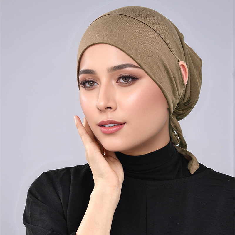 Adjustable Modal Under Cap Wit - Women Fashion Hats ulasan dan harga