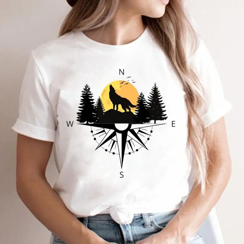 Fashion Cartoon T-shirt Female - Women'S Fashion In The 90S ulasan dan harga