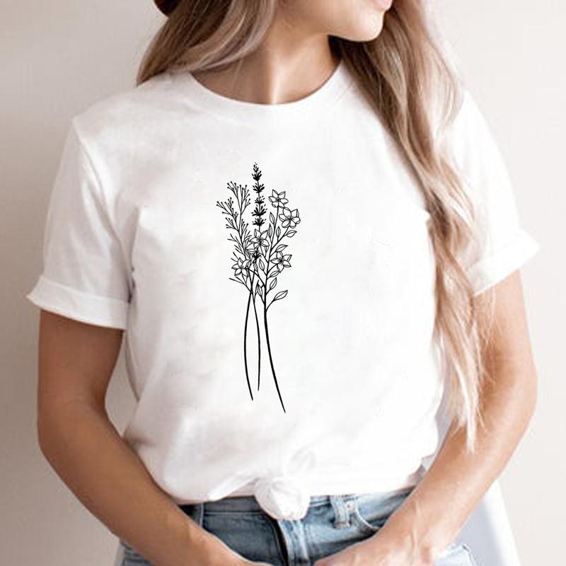 Fashion Cartoon T-shirt Female - Women'S Fashion In The 90S ulasan dan harga