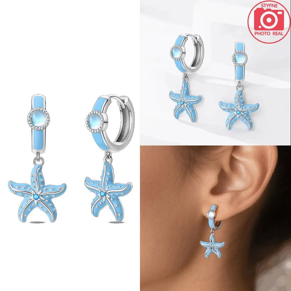 Silver Colors Blue Starfish Ea - Women'S Fashion Website ulasan dan harga