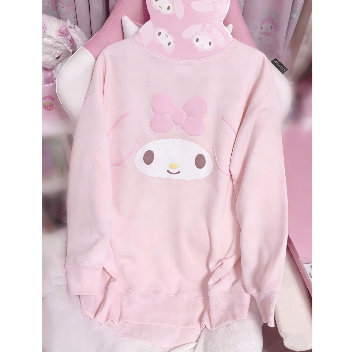 Sanrio Hello Kitty Printed Lon - Hoodie Women Oversized ulasan dan harga
