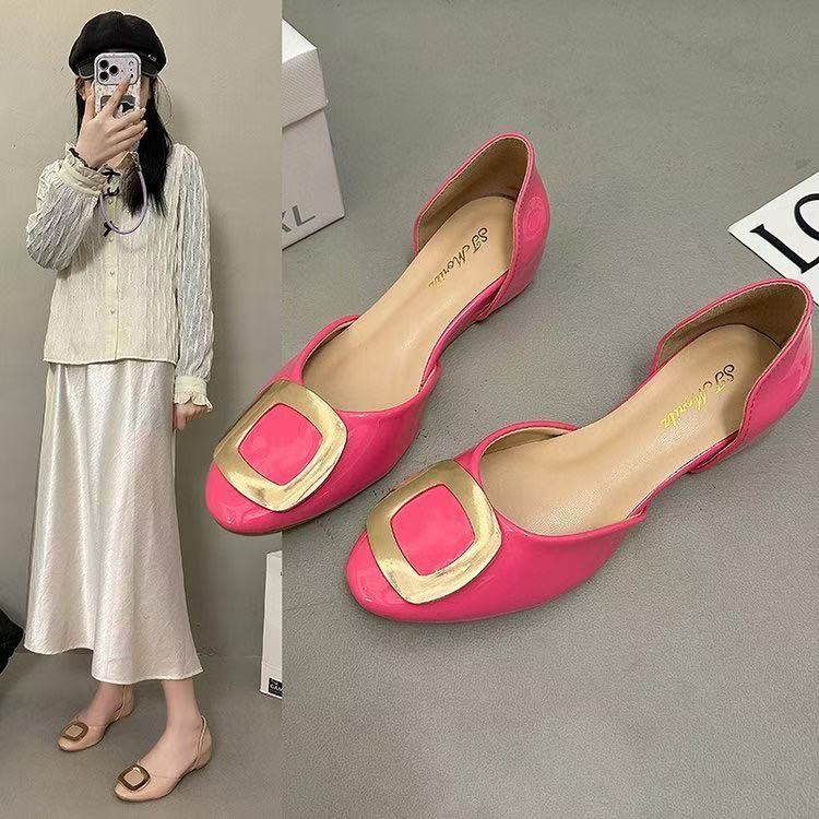Fashion Square Buckle Hollow F - Women'S Fashion Sandals ulasan dan harga