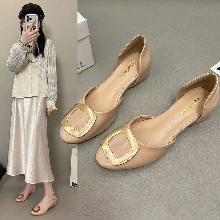 Fashion Square Buckle Hollow F - Women'S Fashion Sandals ulasan dan harga