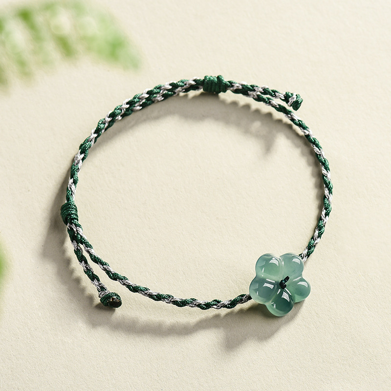 Burmese Jadeite Flower Bracele - Women'S Fashion Gifts ulasan dan harga