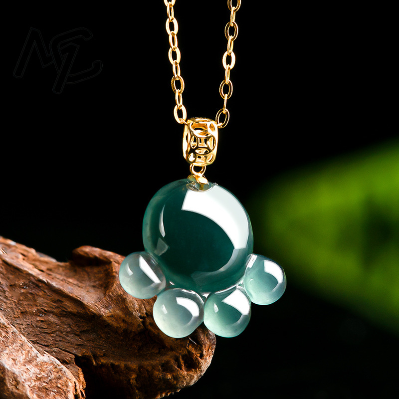 Natural Real Emerald Blue Wate - Women'S Fashion Gifts ulasan dan harga