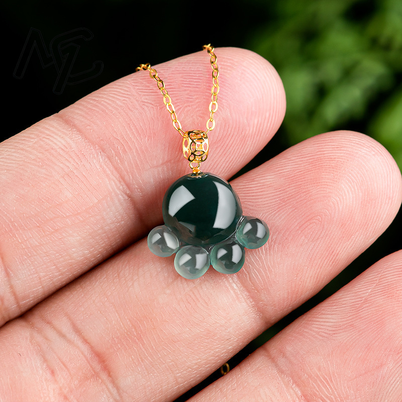 Natural Real Emerald Blue Wate - Women'S Fashion Gifts ulasan dan harga
