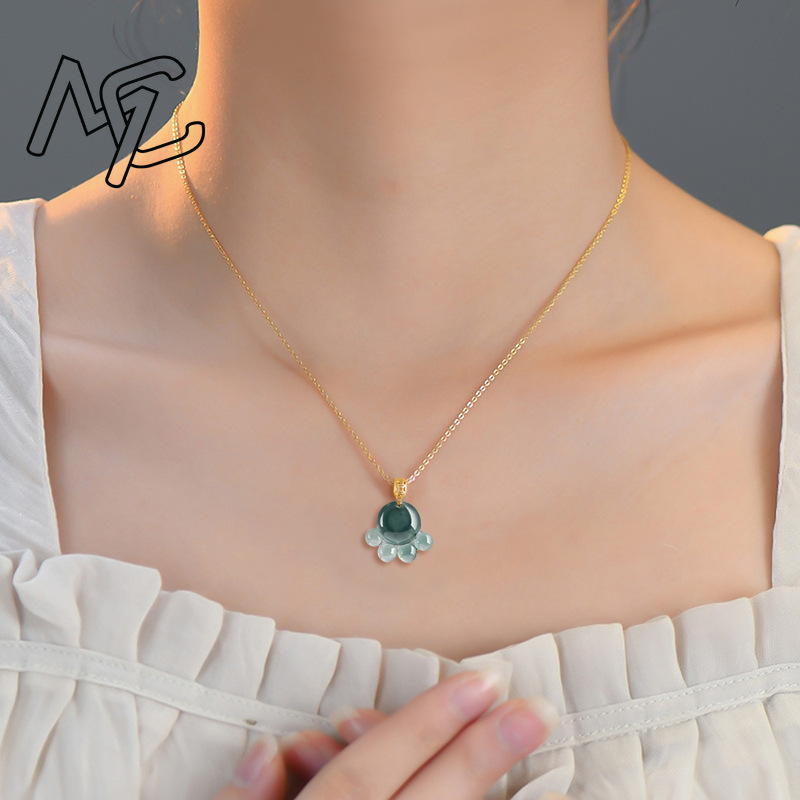 Natural Real Emerald Blue Wate - Women'S Fashion Gifts ulasan dan harga