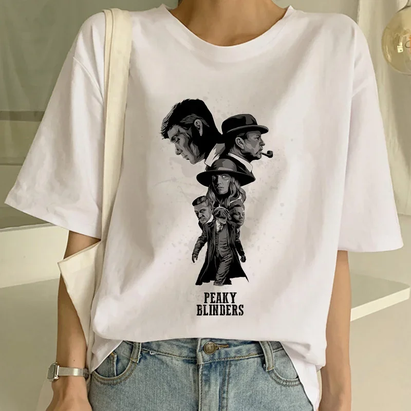 Harajuku Peaky Blinder Women T - Women'S Fashion Peaky Blinders ulasan dan harga