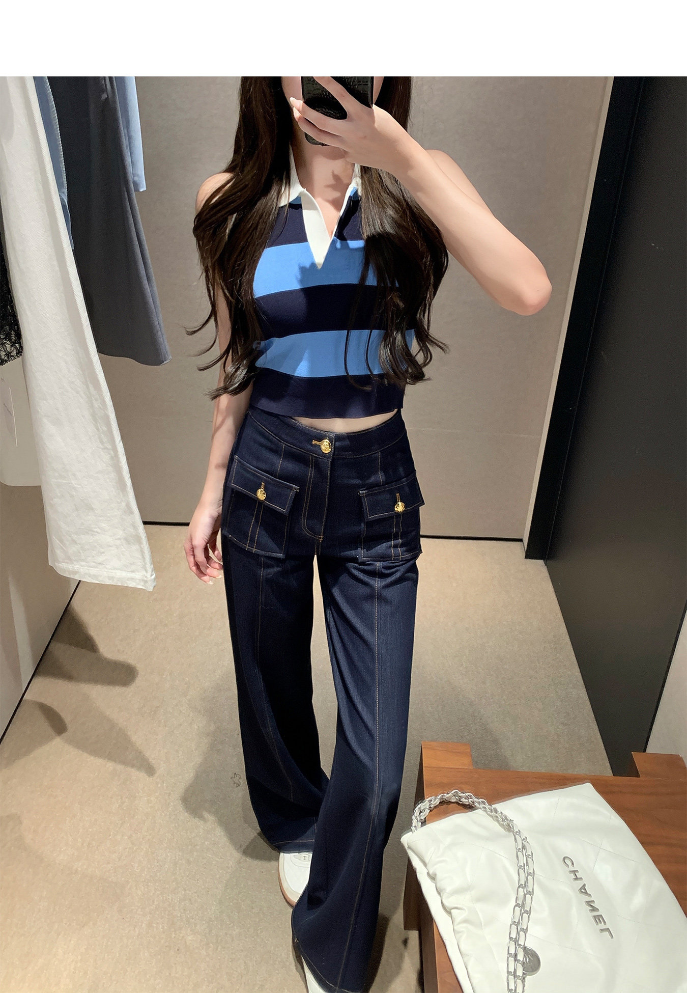 Y2K 2026 new button retro jean - Women Fashion Jeans Top ulasan dan harga