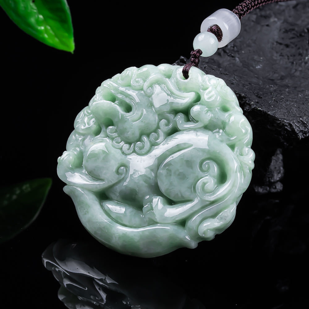 Natural Myanmar Jadeite Pixiu  - Women'S Fashion Gifts ulasan dan harga