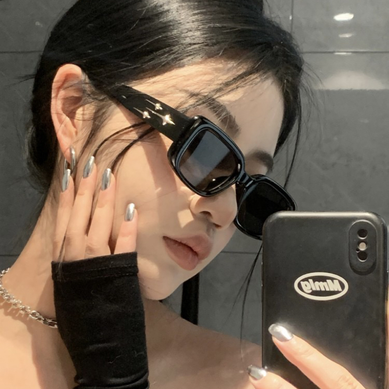 Retro Y2K Style Small Square S - Women Fashion Glasses ulasan dan harga