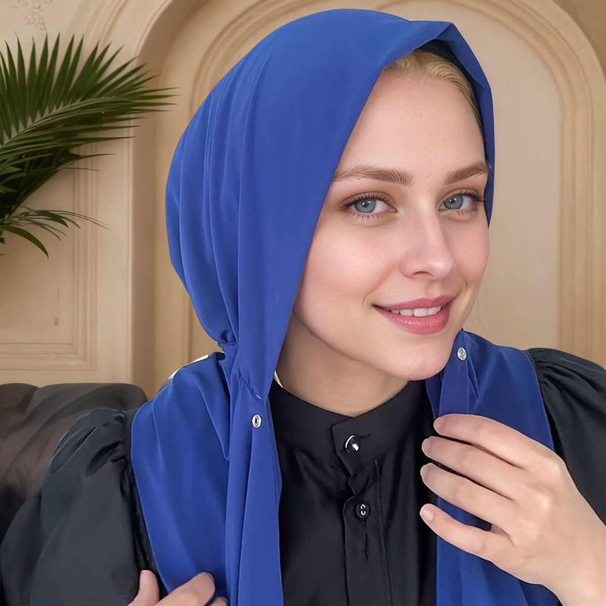 Muslim fashion simple solid co - Women Fashion Hats ulasan dan harga
