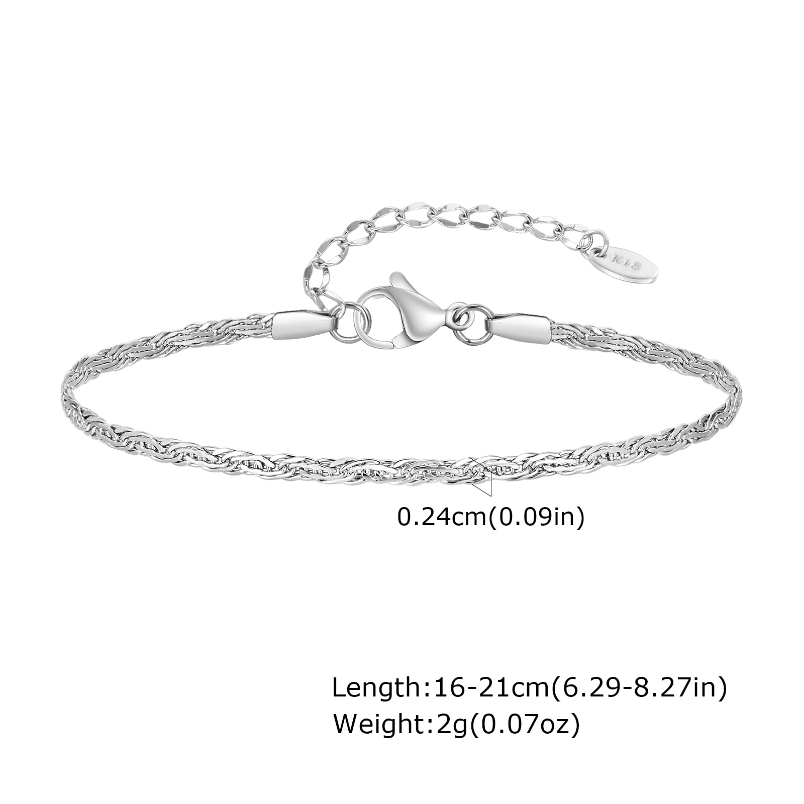 16-21CM Adjustable Bracelets G - Women'S Fashion Of The 1940S ulasan dan harga