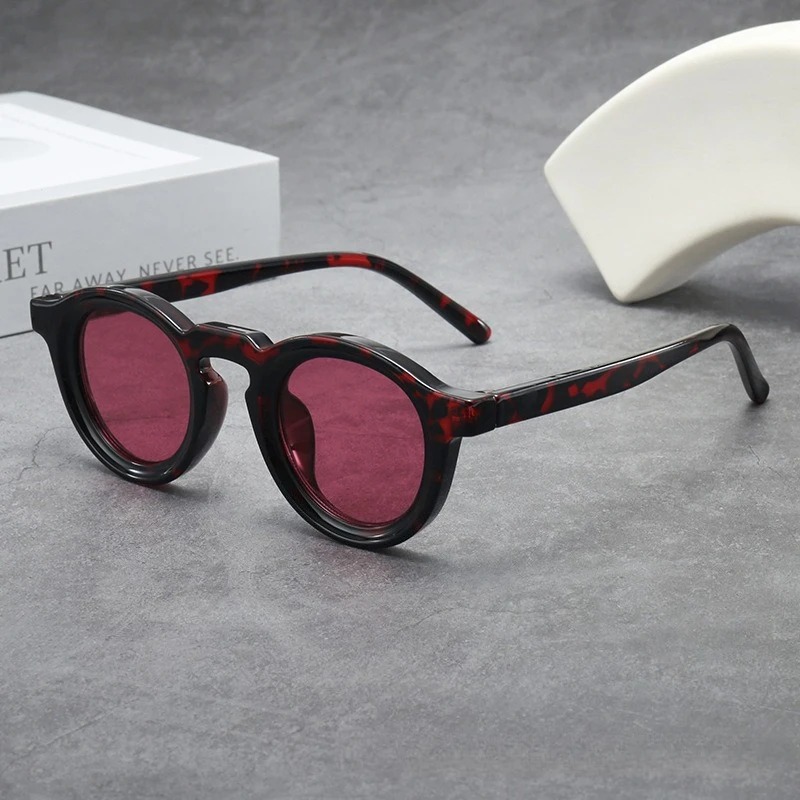 High Quality Round Sunglasses  - Women Fashion Glasses ulasan dan harga