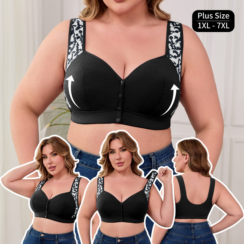 XL-7XL Plus Size Front Buckle  - Women'S Fashion Gifts ulasan dan harga