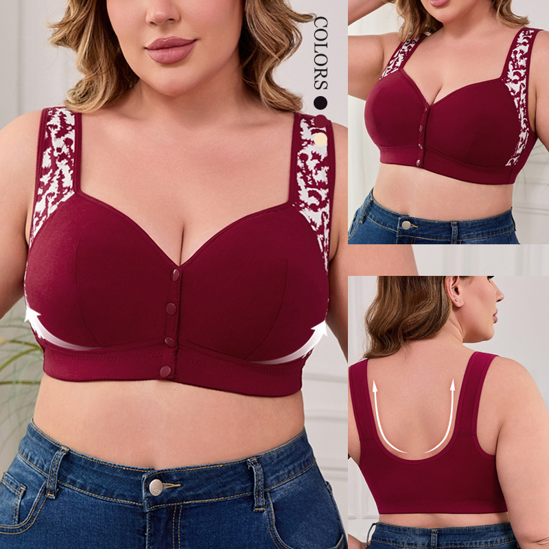XL-7XL Plus Size Front Buckle  - Women'S Fashion Gifts ulasan dan harga